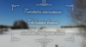 Tervetuloa kunnan Instagramiin kuva nettisivulle